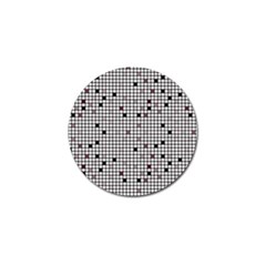 Pattern Petit carreaux Golf Ball Marker (4 pack)