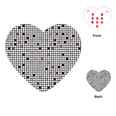 Pattern Petit carreaux Playing Cards Single Design (Heart)