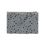 Pattern Petit carreaux Cosmetic Bag (Medium) Back