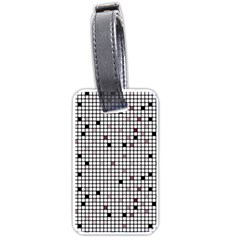 Pattern Petit Carreaux Luggage Tag (one Side) by kcreatif