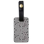 Pattern Petit carreaux Luggage Tag (one side) Front