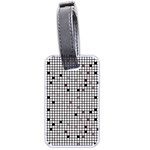 Pattern Petit carreaux Luggage Tag (two sides) Front