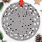 Pattern Petit carreaux Ornament (Round Filigree) Front