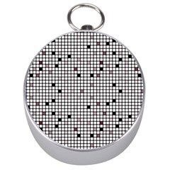 Pattern Petit carreaux Silver Compasses