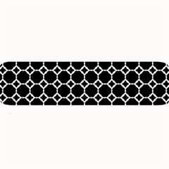 Pattern Abstrait Ronds Noir Large Bar Mats by kcreatif