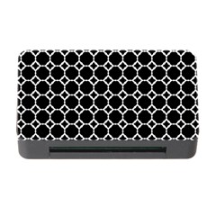 Pattern Abstrait Ronds Noir Memory Card Reader With Cf by kcreatif