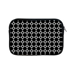 Pattern Abstrait Ronds Noir Apple iPad Mini Zipper Cases