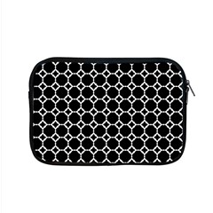 Pattern Abstrait Ronds Noir Apple Macbook Pro 15  Zipper Case by kcreatif