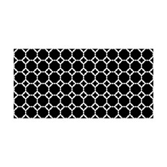 Pattern Abstrait Ronds Noir Yoga Headband