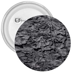 Black And White Texture Print 3  Buttons by dflcprintsclothing