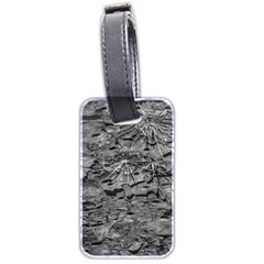 Black And White Texture Print Luggage Tag (two Sides) by dflcprintsclothing