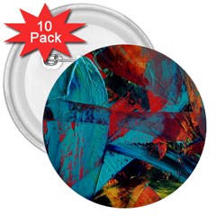 Magic 3  Buttons (10 Pack)  by WILLBIRDWELL