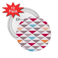 Zappwaits Triangle 2 25  Buttons (10 Pack)  by zappwaits