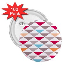 Zappwaits Triangle 2 25  Buttons (100 Pack)  by zappwaits