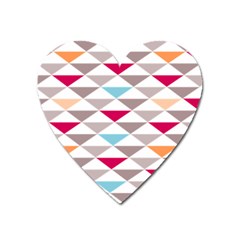 Zappwaits Triangle Heart Magnet by zappwaits