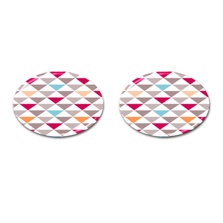 Zappwaits Triangle Cufflinks (Oval)