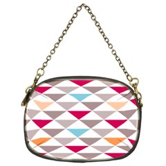 Zappwaits Triangle Chain Purse (two Sides) by zappwaits