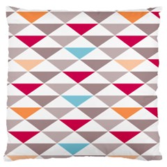 Zappwaits Triangle Large Cushion Case (one Side) by zappwaits