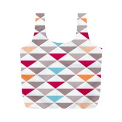 Zappwaits Triangle Full Print Recycle Bag (m) by zappwaits