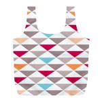 Zappwaits Triangle Full Print Recycle Bag (L) Back