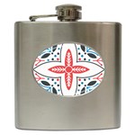 Motif Hip Flask (6 oz) Front