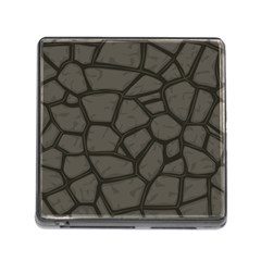 Cartoon Gray Stone Seamless Background Texture Pattern Memory Card Reader (square 5 Slot) by BangZart