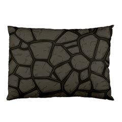 Cartoon Gray Stone Seamless Background Texture Pattern Pillow Case (two Sides) by BangZart