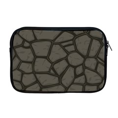 Cartoon Gray Stone Seamless Background Texture Pattern Apple Macbook Pro 17  Zipper Case by BangZart