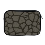 Cartoon gray stone seamless background texture pattern Apple MacBook Pro 17  Zipper Case Front