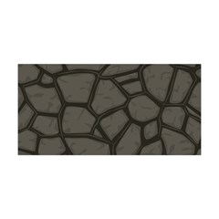 Cartoon Gray Stone Seamless Background Texture Pattern Yoga Headband by BangZart