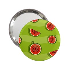 Seamless Background With Watermelon Slices 2 25  Handbag Mirrors by BangZart