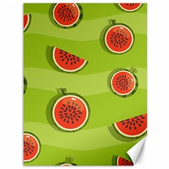 Seamless Background With Watermelon Slices Canvas 36  X 48  by BangZart