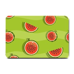 Seamless Background With Watermelon Slices Small Doormat 