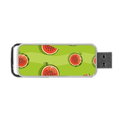 Seamless Background With Watermelon Slices Portable Usb Flash (one Side) by BangZart