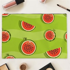 Seamless Background With Watermelon Slices Cosmetic Bag (xxl) by BangZart