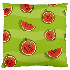 Seamless Background With Watermelon Slices Standard Flano Cushion Case (two Sides) by BangZart