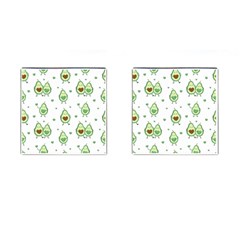 Cute Seamless Pattern With Avocado Lovers Cufflinks (square) by BangZart