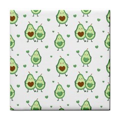 Cute Seamless Pattern With Avocado Lovers Face Towel by BangZart