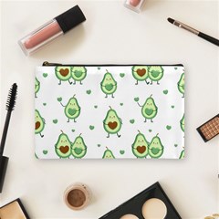 Cute Seamless Pattern With Avocado Lovers Cosmetic Bag (medium) by BangZart