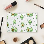 Cute seamless pattern with avocado lovers Cosmetic Bag (Medium) Front