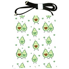 Cute Seamless Pattern With Avocado Lovers Shoulder Sling Bag by BangZart