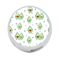 Cute Seamless Pattern With Avocado Lovers 4-port Usb Hub (two Sides) by BangZart