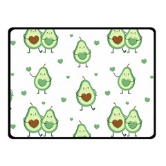 Cute Seamless Pattern With Avocado Lovers Fleece Blanket (small) by BangZart