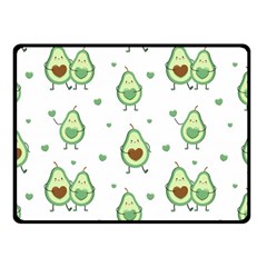 Cute Seamless Pattern With Avocado Lovers Double Sided Fleece Blanket (small)  by BangZart