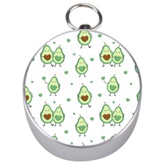 Cute Seamless Pattern With Avocado Lovers Silver Compasses by BangZart