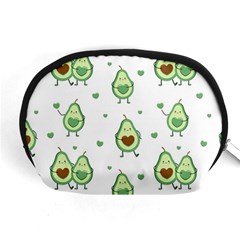 Cute Seamless Pattern With Avocado Lovers Accessory Pouch (medium) by BangZart