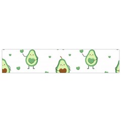 Cute Seamless Pattern With Avocado Lovers Small Flano Scarf by BangZart