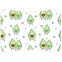 Cute Seamless Pattern With Avocado Lovers Velour Seat Head Rest Cushion by BangZart