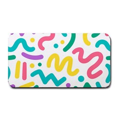 Abstract Pop Art Seamless Pattern Cute Background Memphis Style Medium Bar Mats by BangZart