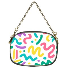 Abstract Pop Art Seamless Pattern Cute Background Memphis Style Chain Purse (one Side) by BangZart